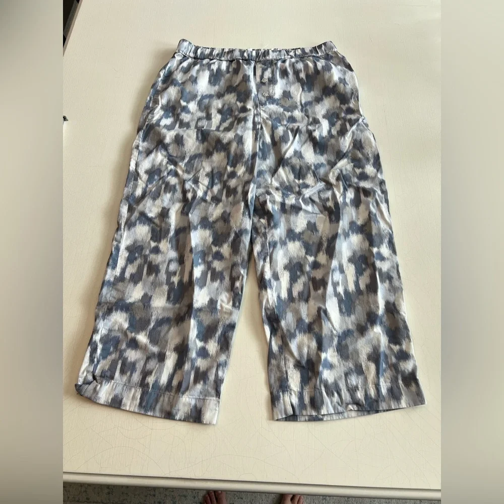 Haven Well Within Organic Cotton Brushstroke Pajama Lounge Pants